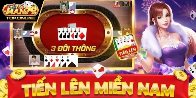 Game đánh bài Tiến Lên Miền Nam có luật đơn giản